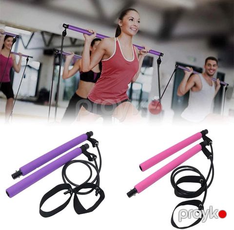 Müqavimət Bantlı Pilates Çubuğu Portable Pilates Studio — Bakı