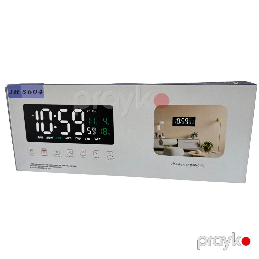 Elektron saat JH3604, divar və masaüstü — Mallar, Bakı (2)