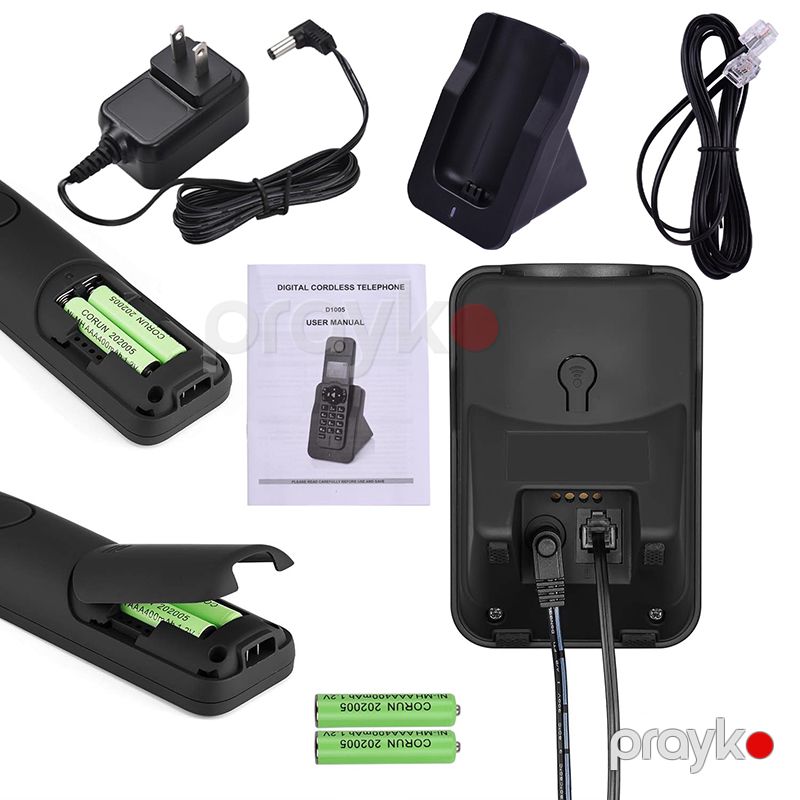 LCD Displeyli Simsiz Telefon ECO Texnologiyasına Sahib Telefon Caks Yazili Stasionar Ev Ofis Telefonu — Telefonlar və qadjetlər, Bakı (5)