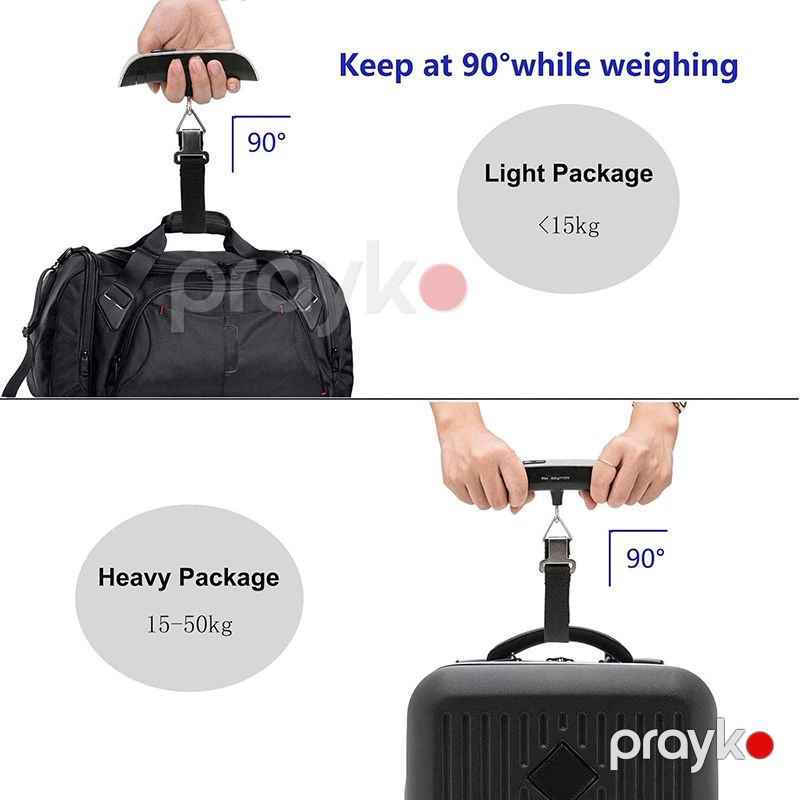 Rəqəmsal Baqaj Çəki Tərəzisi Səyahət üçün portativ işıqlı LED çəki tərəzisi 50KG/110LB Baqaj Tərəzisi — Ev texnikası, Bakı (5)