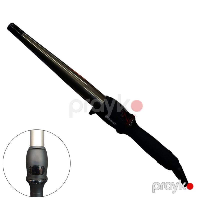 Saç Qıvrıcı Promozer MZ-7010B Xanımlar Üçün Keramika Qıvrım Ütü Mozer Qara Sac Buruq Ütüsü — Fən, Bakı (5)