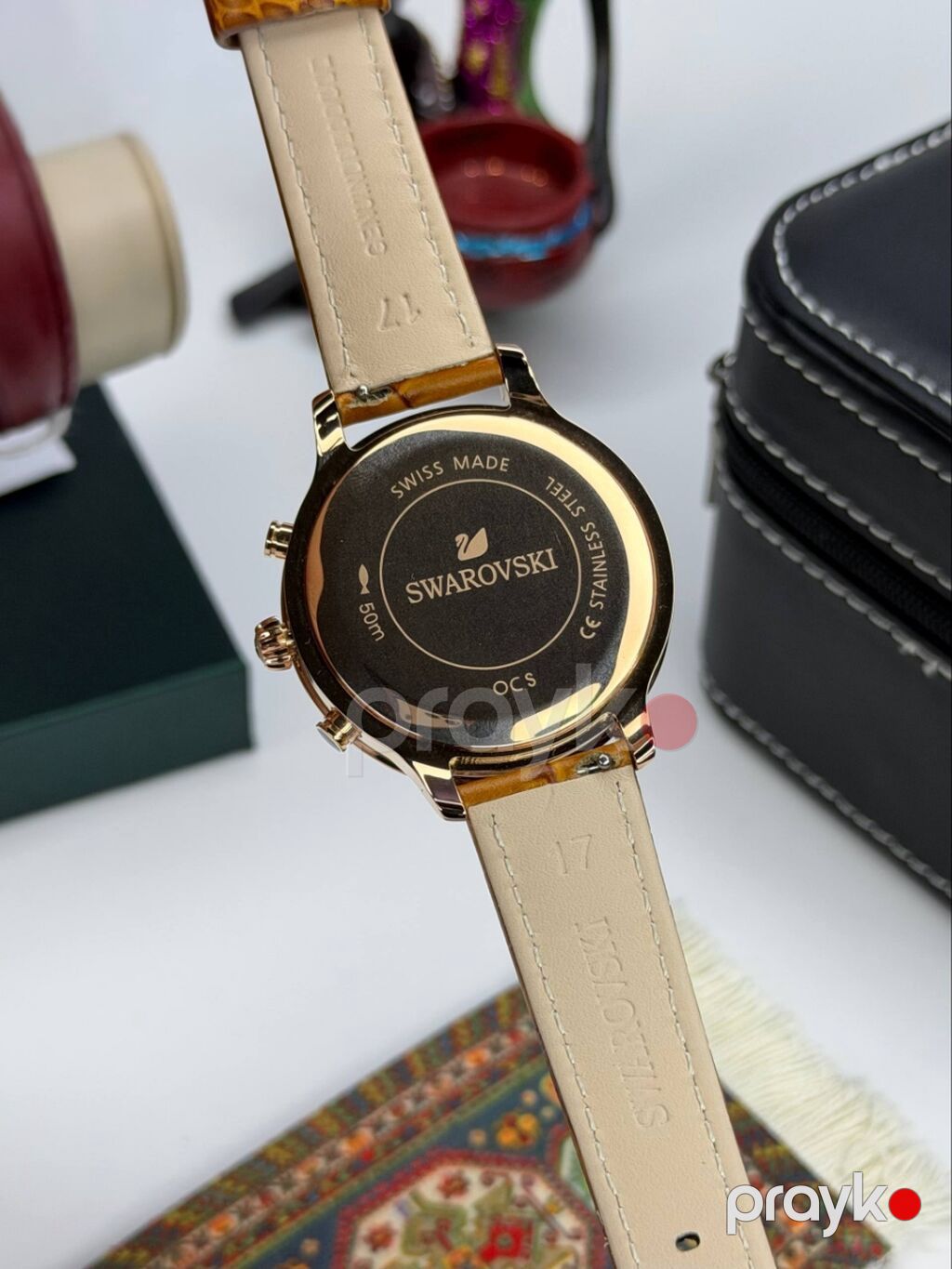 Swarovski qadın qol saatı premium class keyfiyyət - Brend: Swarovski — Qol saatları, Bakı (3)