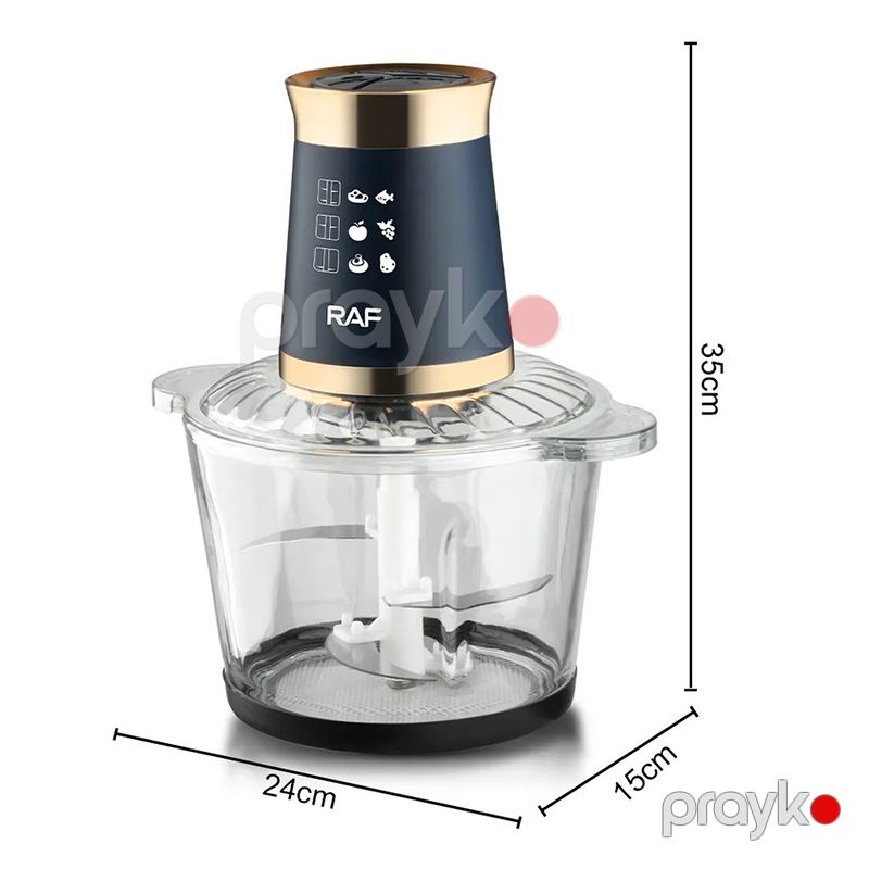 RAF R.7038 Mətbəx Doğrayıcısı 800W Gücündə Paslanmaz Polad Elektrikli Mətbəx Doğrayıcı — Blenderlər, xırdalayanlar və mikserlər, Bakı (5)