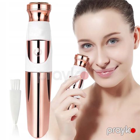 Üz Üçün Kiçik Ölçülü Gold Epilyator LED İşıqlı Elektrikli Facial Epilator Xanımlar Üçün Protativ Üz Tük Təmizləyicisi — Bakı