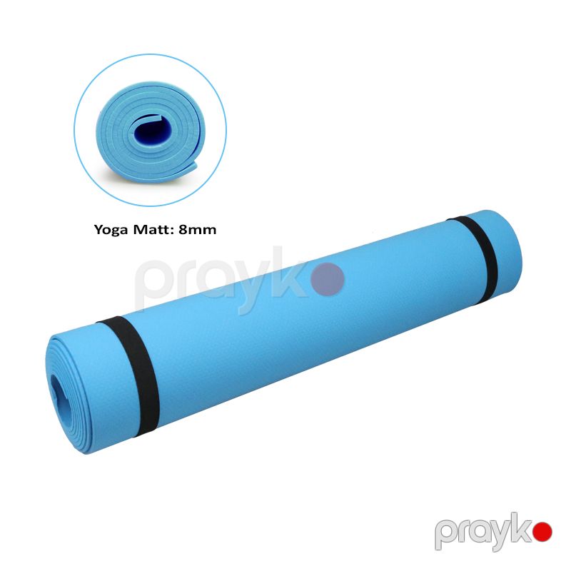 Ekoloji Təmiz Yoga Mat 173 x 60 x 0.8 sm Nəmə Davamlı Yoga Plates Matı Gimnastika Matı — Fitness və yoqa, Bakı (3)