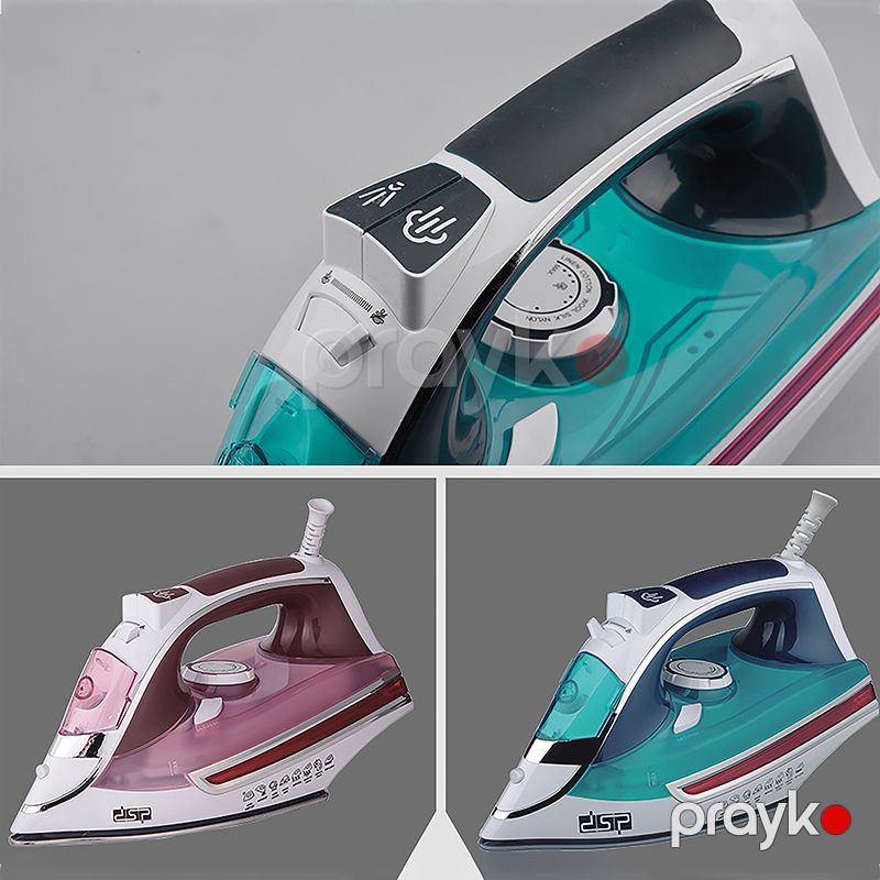 DSP Elektrikli Professional Buxarlı Ütü 2000W Gücə Məxsus Davamlı Buxar Özelliyi Seramik Ütü 220-240V 50/60Hz — Ev texnikası, Bakı (5)