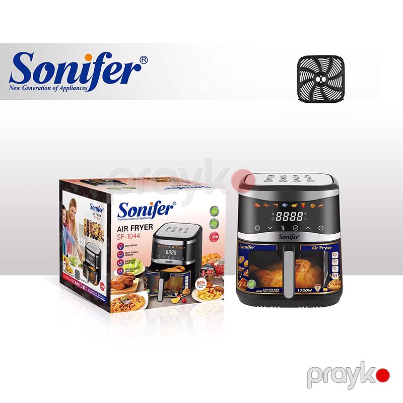 Sonifer SF-1044 Çoxfunksiyalı Elektrikli Qızardıcı Böyük Tutumlu Elektrikli Qızardıcı 8.2L Airfryer — Digər mətbəx texnikası, Bakı (4)