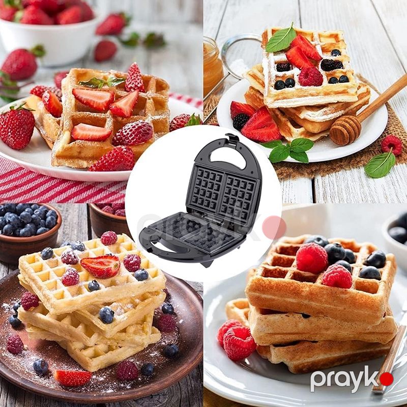 Portativ Vafli Bişirən Toster Sonifer SF-6162 Vafli Bişirən Qril Toster İkiqat Yapışmayan Buterbrod, Vafli, Panini Hazırlayıcı Toster 750w — Toster və vaflyasıcı, Bakı (4)