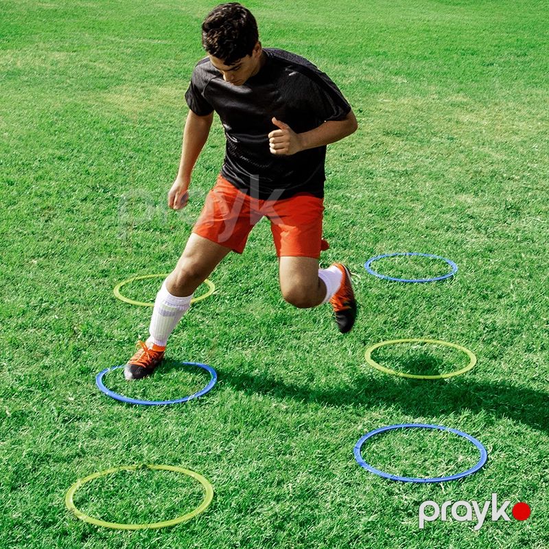 Muxtəlif İdman Növləri Üçün Futbol Telim Fişkaları Sürət Çeviklik Avadanlıqları Rengli Təlim Üzükləri — İdman, hobi, istirahət, Bakı (3)
