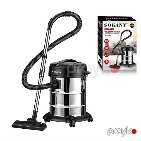 Sokany SK-13025 2-si 1-de Elektrik Süpürgesi 25L 3600W Gücündə Döşəmə Tozsoranı 220V — Bakı
