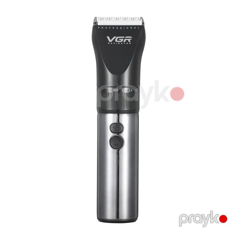 Yüksəsk Keyfiyyətli VGR V-049 Trimmer, LED Ekrana Sahib Kişi Üçün Saç Kəsmə Maşını Aşağı Səs Gücü Və Seramik Bıçaq — Usturalar, trimmerler və epilyatorlar, Bakı (4)