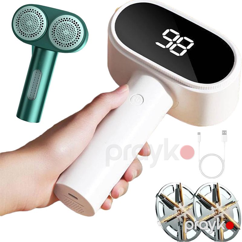 Hairball İki Başlıqlı Geyim Tük Təmizləyicisi Elektrikli Tiftik Təmizləyicisi 3 Səviyyəli Effektiv Xalça Uyğun Təskin Lint Təmizləyici — Mallar, Bakı (3)