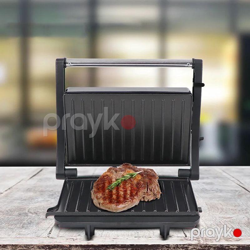 180° Açıla Bilən RAF Qril Toster 1000W Gücündə Peşəkar Elektrikli Biftek Qril Toster Yapışmaz LED Qril Toster — Toster və vaflyasıcı, Bakı (5)