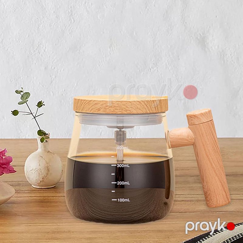 Çoxfunksiyalı Özünü Qarışdıran Portativ Qəhvə Fincanı Elektrikli Yüksək Sürətli Qarışdırıcı Fincan 400ml Kofe Qarışdırıcı — Qablar və mətbəx əşyaları, Bakı (6)