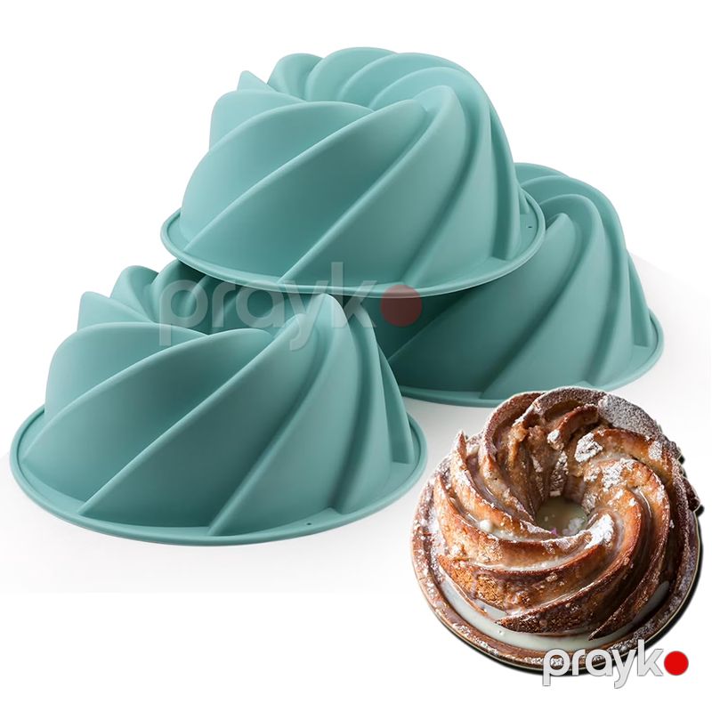 Silikon bişirmə qabı İstiliyə davamlıqalın silikon qəlib təkrar istifadə edilə bilən silikon tort keks qabı — Qablar və mətbəx əşyaları, Bakı (2)