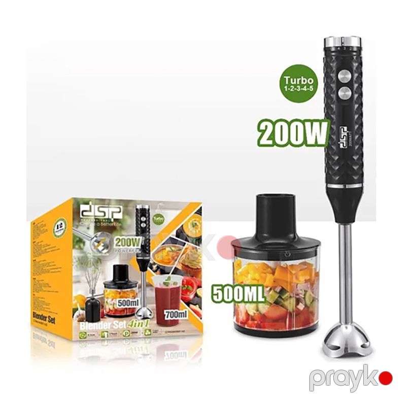 DSP KM1143 Çoxfunksiyalı Blender Əl Blenderi Yumurta Çırpıcı Blender 200W — Blenderlər, xırdalayanlar və mikserlər, Bakı (6)