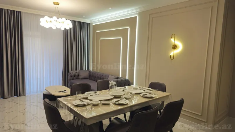 Kirayə verilir 4 otaqlı Mənzil Yeni tikili 160 m² Bakı, Yasamal r., 8 Noyabr m — Mənzil, Bakı (4)