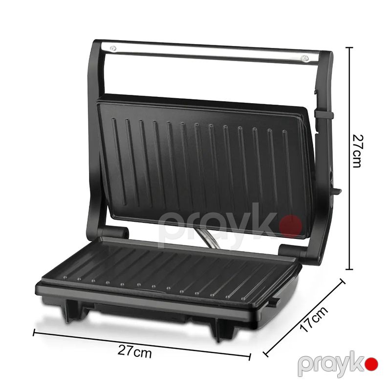 RAF Elektrikli Qril 220V 750W Gücündə Steyk Burger Sendviç Hazırlayıcı Toster 180 Dərəcəli Qeyri-Yapışmayan Qril Toster — Toster və vaflyasıcı, Bakı (6)