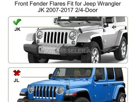 Jeep Wrangler yan qanadları — Bakı