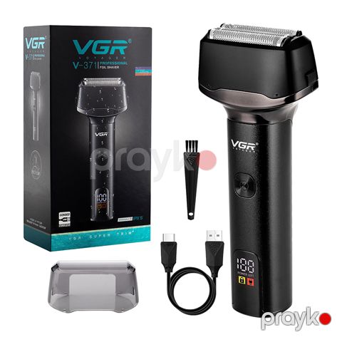 VGR V-371 Yüksək Keyfiyyətli Trimmer Suya Davamlı Ipx5 Elektrikli Akkumulyatorlu Üz Saqqal Təraş Maşını Kişilər üçün — Bakı