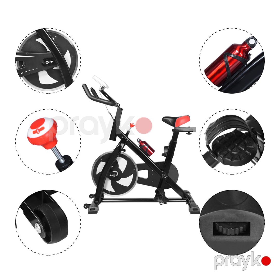 Geoneo Maqnetik Velo Trenajor Qapalı Sabit 35 LB Xrom Çarx LCD Monitor Evdə İdman Üçün — Fitness və simulyatorlar, Bakı (5)