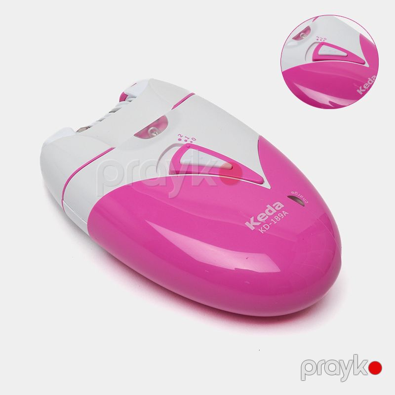 Qadın Epilyatoru Keda KD-189A Bütün Ayaq, Qol, bədən və Bikini Üçün Effektiv LED Epilyasiya Cihazı Pink — Usturalar, trimmerler və epilyatorlar, Bakı (3)