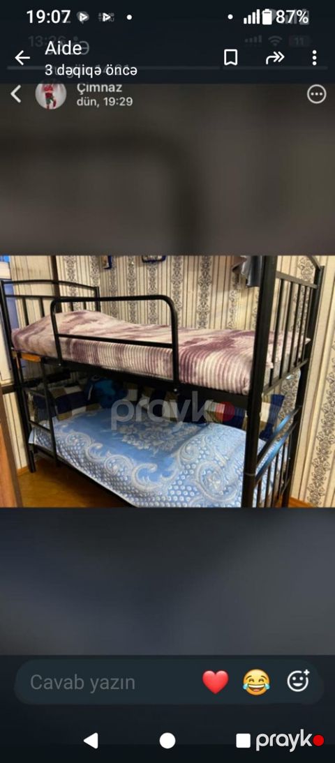 Oğlan və qız üçün, İşlənmiş, Çarpayı, Matras ilə — Bakı