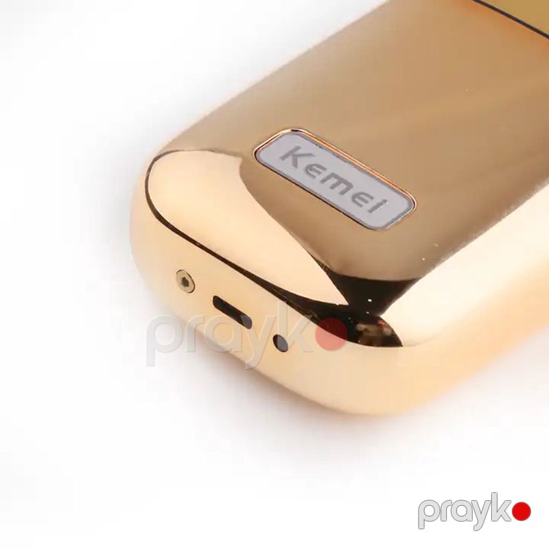 Kemei Kişi Elektrikli Təraş Maşını Bütün Metal Elektrikli Təraş Maşını USB Akkumulyator — Usturalar, trimmerler və epilyatorlar, Bakı (4)