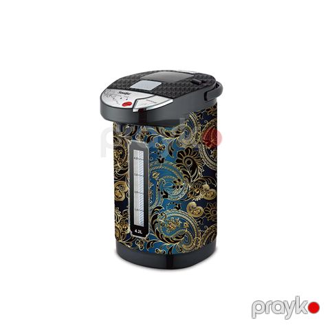 Sonifer SF-2125 Termo Çaydan Paslanmayan Polad Elektrikli Çaydan Böyük Tutumlu Çaydan 4L Termopot — Bakı