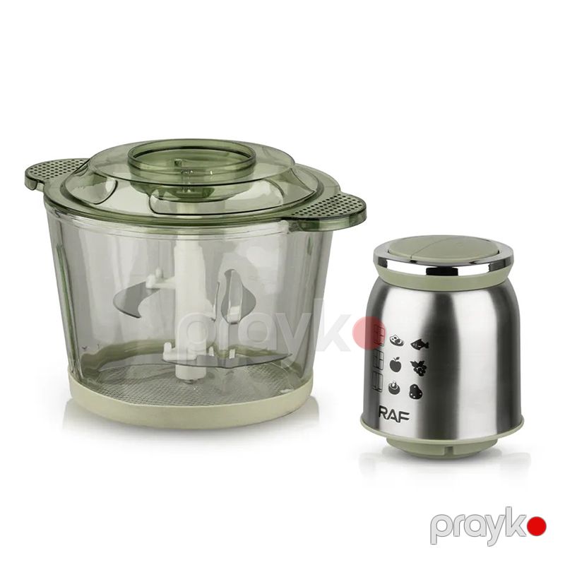 Böyük Tutuma Sahib RAF Elektrikli Blender 800W Qida Prosessoru R.7001 Çoxfunksiyalı Tərəvəz Doğrayan 3L — Blenderlər, xırdalayanlar və mikserlər, Bakı (5)