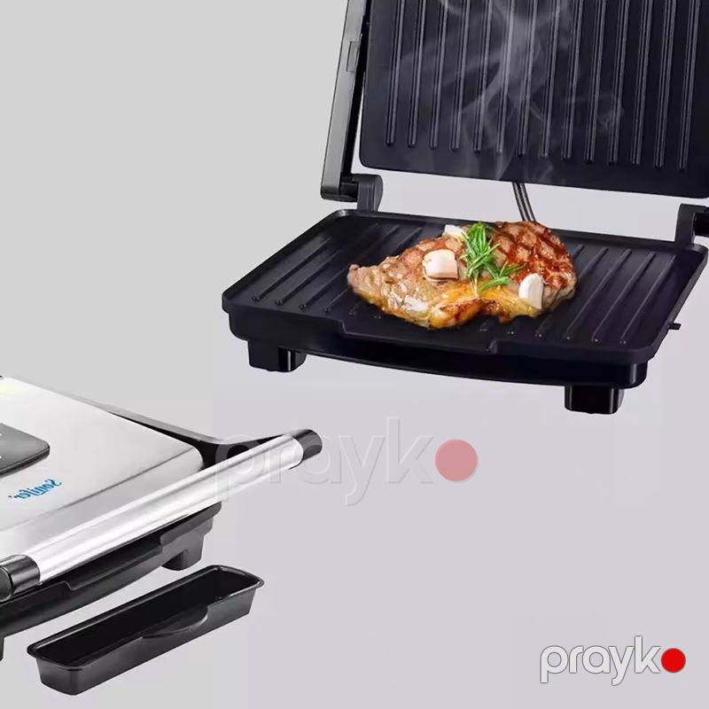 Sonifer SF-6012 Yüksək Təziqli Elektrikli Qril Toster Sandviç Biftek İzgaralar Hazırlayıcı Toster 2000W — Toster və vaflyasıcı, Bakı (4)