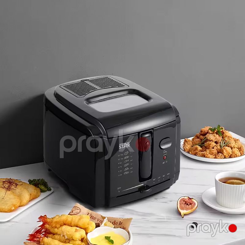 Wınnıng Star ST-9200 Çoxfunksiyalı Elektrikli Qızardıcı Hava Fritözü Elektrikli Qızartma Maşını 1500W — Digər mətbəx texnikası, Bakı (6)
