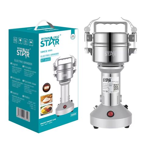Winning Star ST-9400 Paslanmayan Polad Üyüdücü Qəhvə Ədviyyat Üyüdücü 500W — Mətbəx texnikası