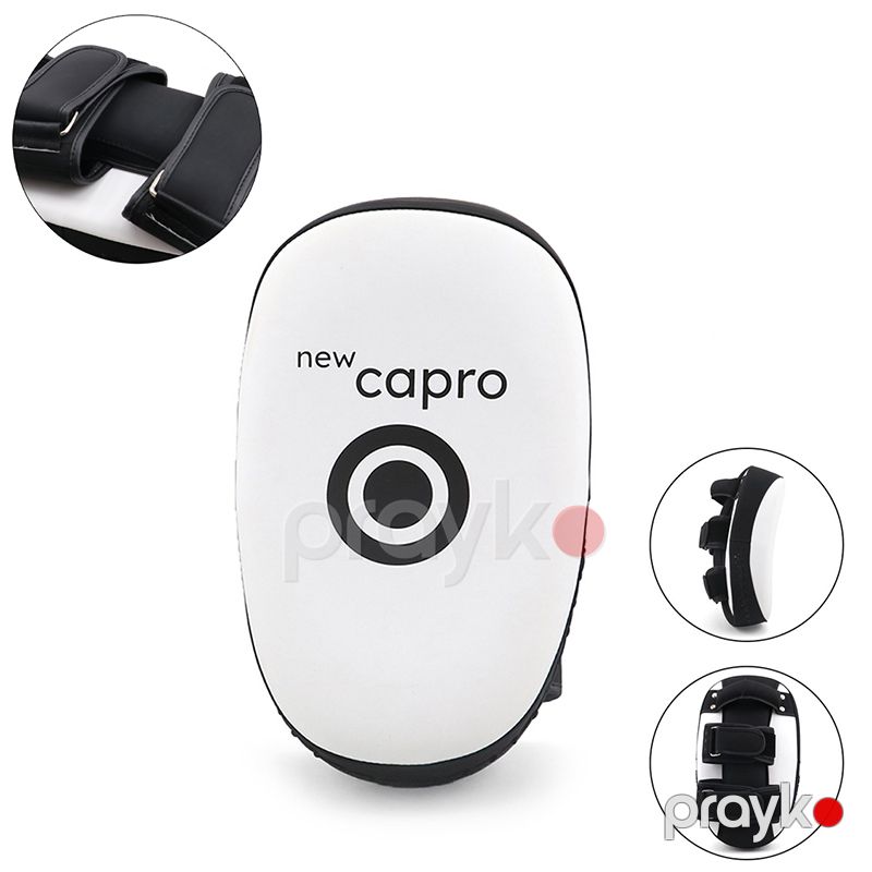 New Capro Uzun Oval Formalı Arxa Tutacaqlı Təlim Lapası Qoruyucu Capro Ağ Qara Lampa — İdman, hobi, istirahət, Bakı (3)