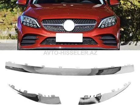 Mercedes W205 C-class qabaq buferin nikeli xromu — Bakı