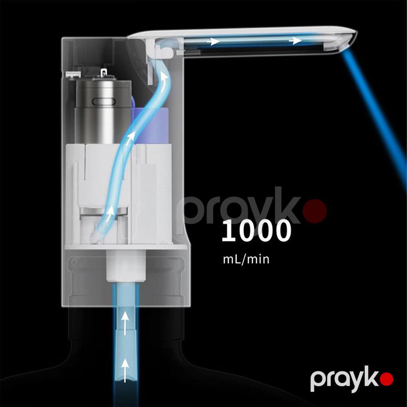 Qatlana Bilən Portativ Elektrikli Dispenser USB Şarj Təkrar Doldurula Bilən Su Dispenseri Ev Ofis Üçün Uyğun Elektrikli Nasos — Mallar, Bakı (8)