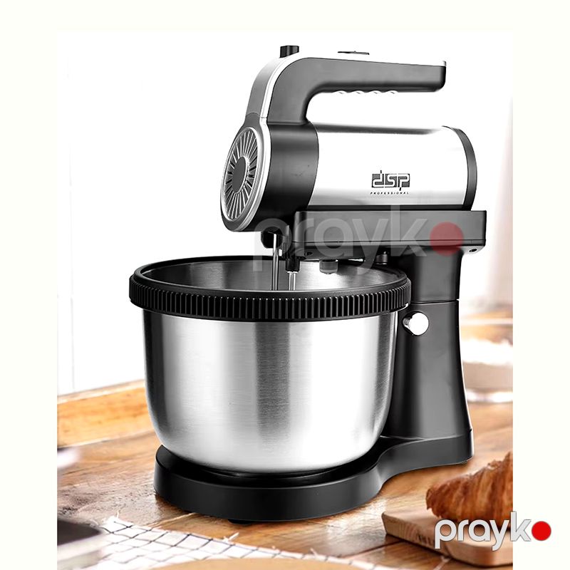 DSP KM-3058 Elektrikli Mikser Xəmir Qarışdırıcı Yumurta Çırpıcı Mikser 400W — Blenderlər, xırdalayanlar və mikserlər, Bakı (3)