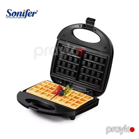 Sonifer SF-6134 Çoxfunksiyalı Elektrikli Vafli Hazırlayan Toster 750W — Bakı