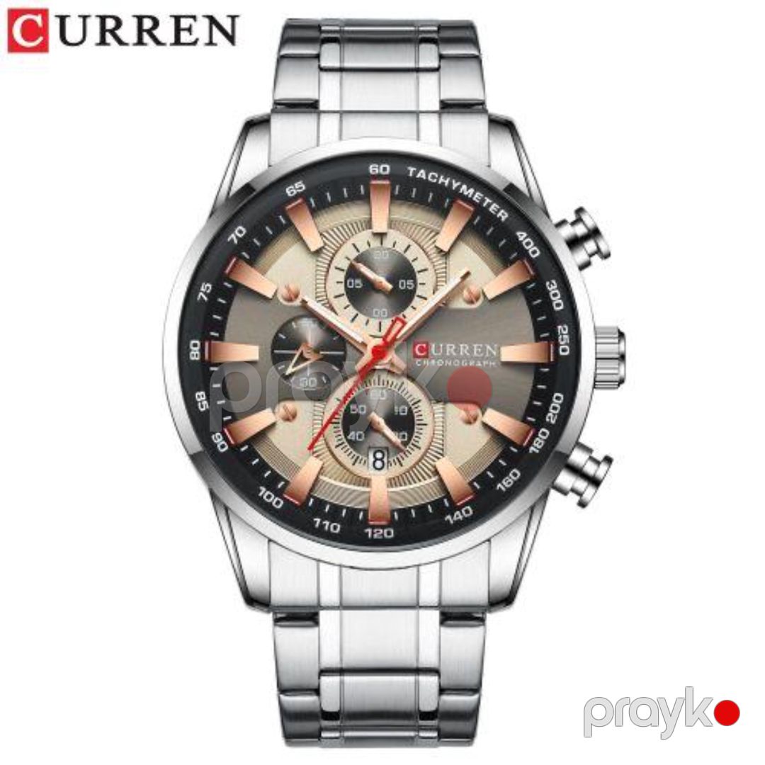 Qol saatı kişilər üçün Curren CN8351 Silver — Mallar, Bakı (3)