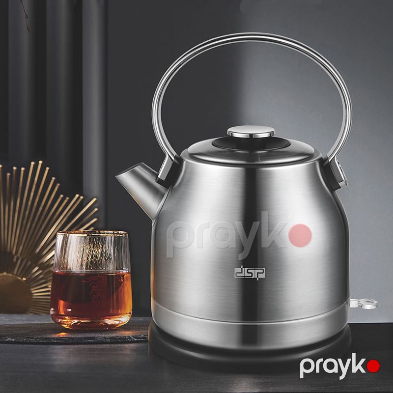 DSP Professional 1.7L Tutumunda Protativ Elektrikli Paslanmayan Polad Çaydan 2200W Gücündə S/S Termostat Nəzarəti — Elektrik çaydanları və termoslar, Bakı (3)