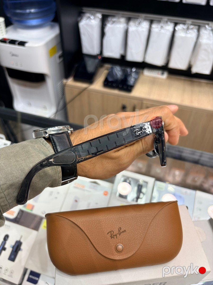 Rayban meta (gen 2) Shiny Transp Gray — Səs texnikası, Bakı (4)