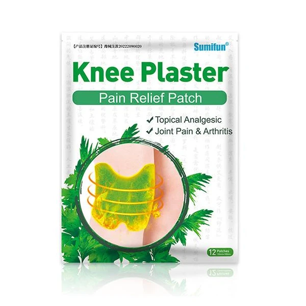 Diz oynağı üçün ağrı kəsici 12 ədəd plastr paketdə Knee Plaster Sumifun — Mallar, Bakı (2)
