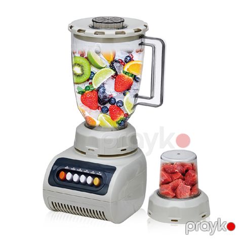2-si 1-də Altı düyməli 1.5L Çoxfunksiyalı Elektrik Blender Üyüdücü Başlıqlı Smoothie Blender RAF R.2821G Mikser — Bakı