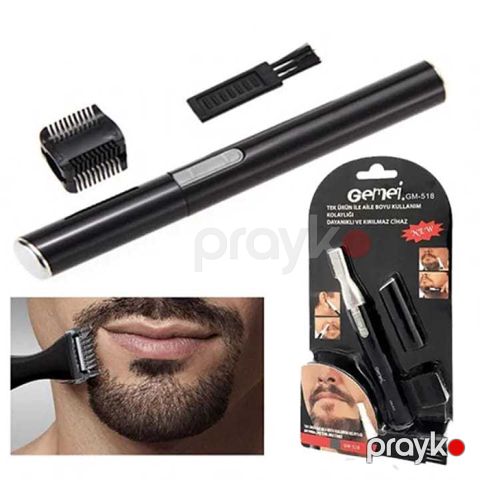 Trimmer Geemy GM-518 Kişilər Üçün Pro Gemei Üzqirxan Bığ Saqqal Düzəldici Mini Üzqirxan Yüksək Keyfiyyətli Trimmer — Bakı