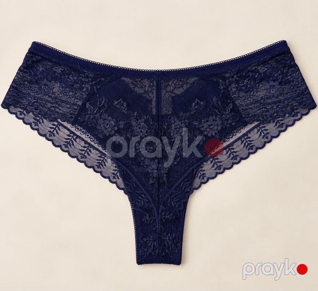 Qadın tumanı bikini 24556, tünd bənövşəyi, gipür, ölçü XL — Mallar, Bakı (2)
