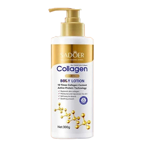 Kollagenli Sadoer yaşlanma əleyhinə bədən losyonu, nəmləndirici ağardıcı (300 gr) — Bakı