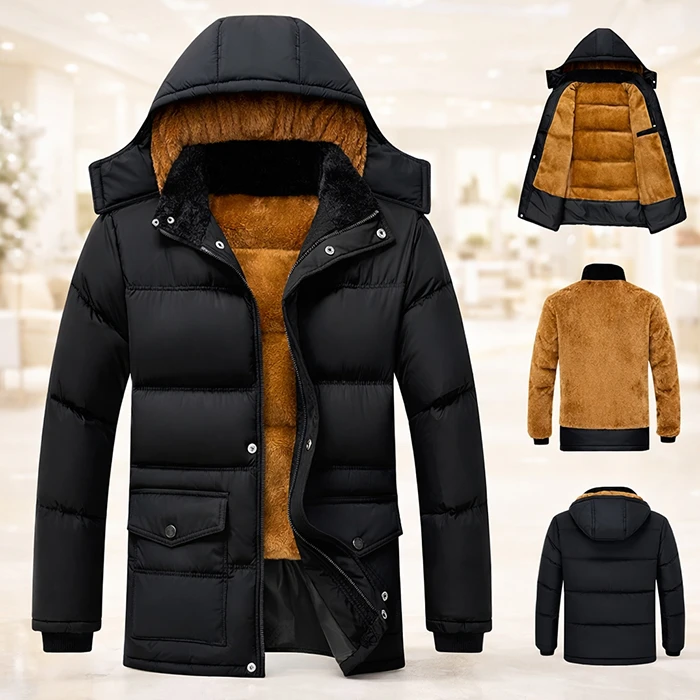 Premium kişi isti gödəkçəsi — soyuq havada istilik, rahatlıq və müasir stil — Bakı