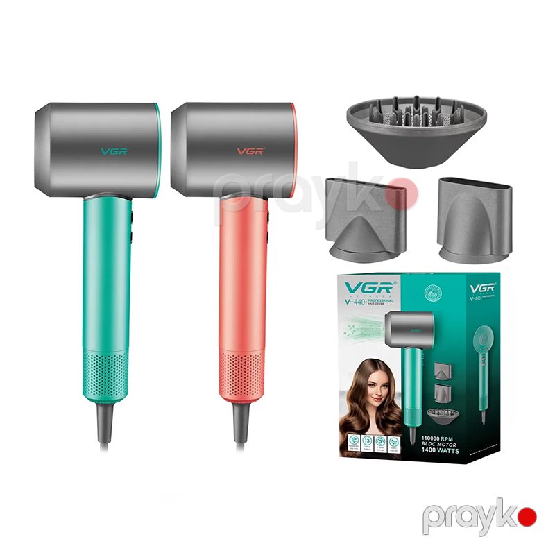 VGR V-440 Professional Saç Quruducu Fen Saç Şəkilləndirici Fen Hava Feni — Fən, Bakı (6)