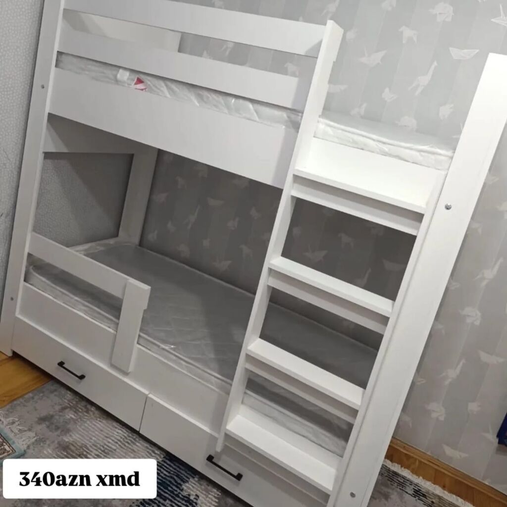 İkimərtəbəli çarpayı – kompakt və funksional dizayn - Model: iki — Yataqlar, Bakı (5)