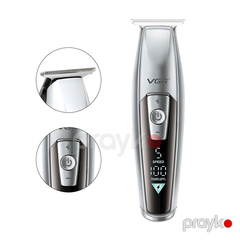 VGR V-970 Professional Kişilər Üçün Trimmer Elektrikli Saç Saqqal Təraş Maşını Ülgüc — Usturalar, trimmerler və epilyatorlar, Bakı (2)